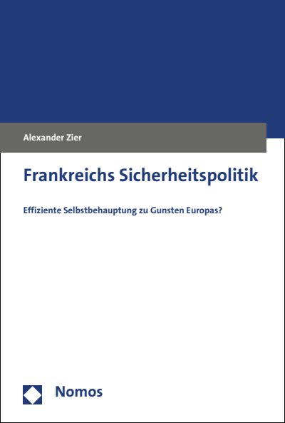 Cover des Buchs: Frankreichs Sicherheitspolitik