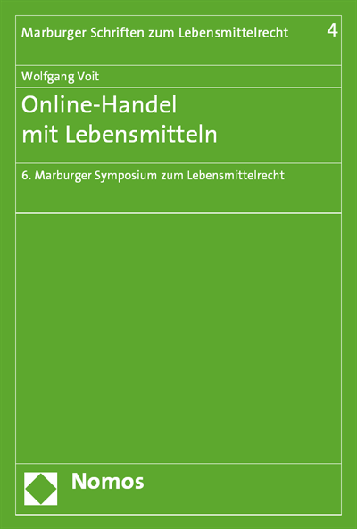 Cover of book: Online-Handel mit Lebensmitteln