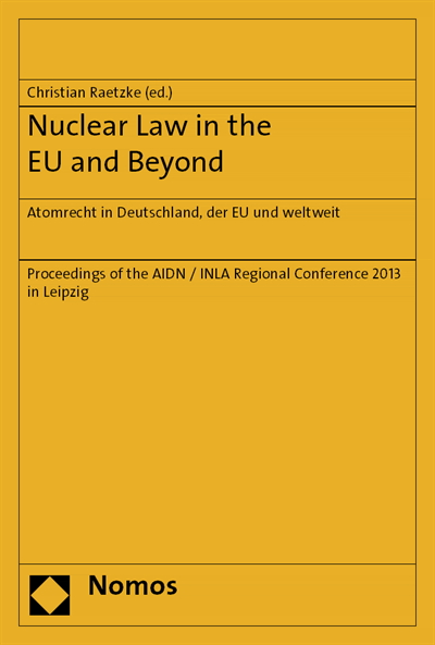 Cover des Buchs: Nuclear Law in the EU and Beyond