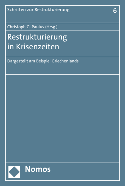 Cover des Buchs: Restrukturierung in Krisenzeiten