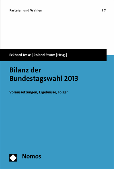 Cover of book: Bilanz der Bundestagswahl 2013