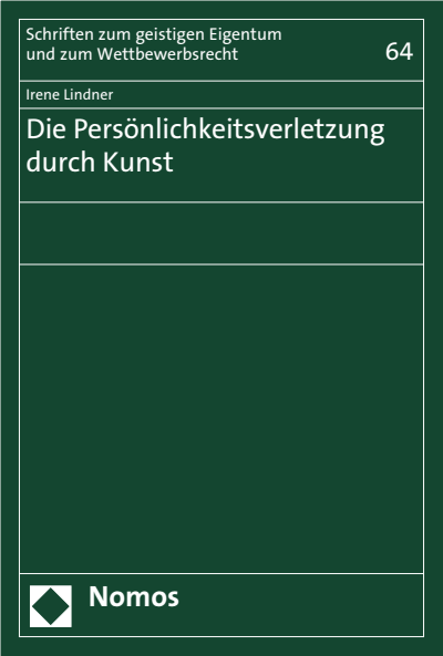 Cover des Buchs: Persönlichkeitsverletzung durch Kunst