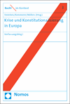 Cover of book: Krise und Konstitutionalisierung in Europa