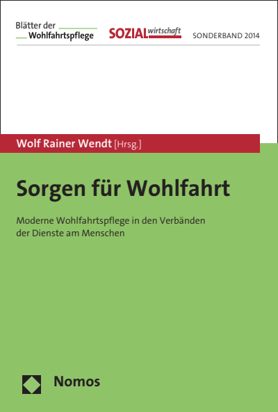 Cover of book: Sorgen für Wohlfahrt