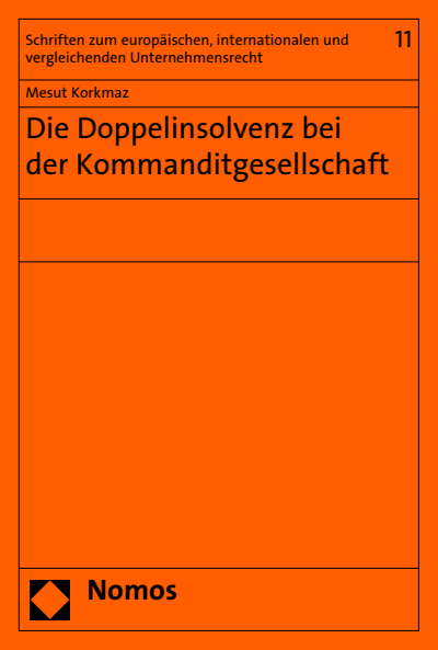 Cover des Buchs: Die Doppelinsolvenz bei der Kommanditgesellschaft