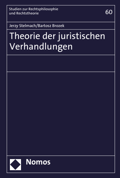 Cover des Buchs: Theorie der juristischen Verhandlungen