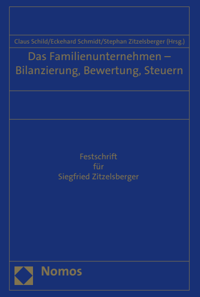 Cover des Buchs: Das Familienunternehmen - Bilanzierung, Bewertung, Steuern