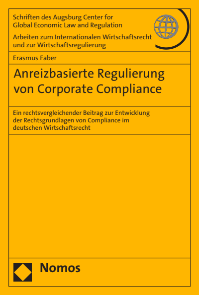 Cover of book: Anreizbasierte Regulierung von Corporate Compliance