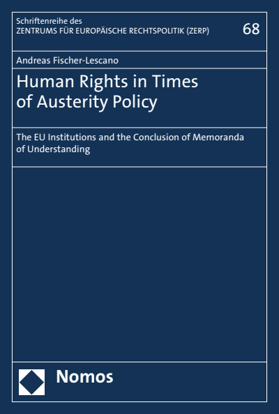 Cover des Buchs: Human Rights in Times of Austerity Policy