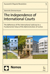 Cover des Buchs: The Independence of International Courts