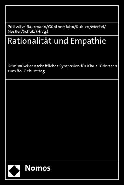 Cover of book: Rationalität und Empathie