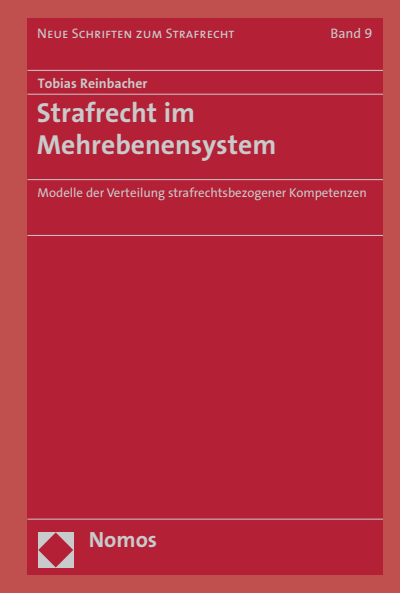 Cover des Buchs: Strafrecht im Mehrebenensystem