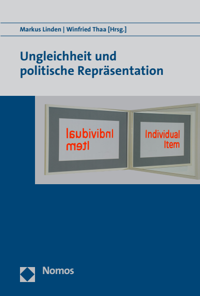 Cover of book: Ungleichheit und politische Repräsentation