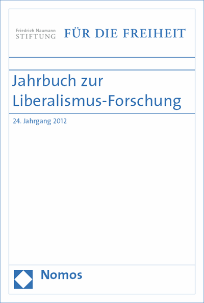 Cover des Buchs: Jahrbuch zur Liberalismus-Forschung