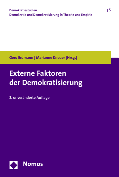 Cover des Buchs: Externe Faktoren der Demokratisierung