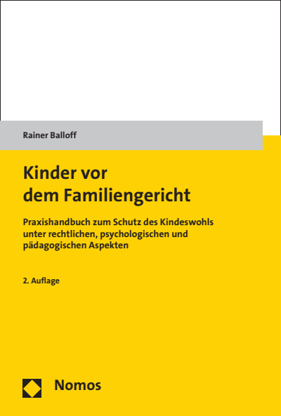Cover des Buchs: Kinder vor dem Familiengericht