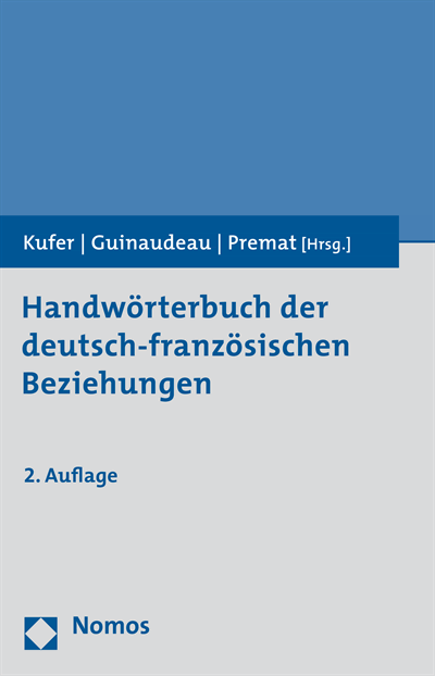 Cover of book: Handwörterbuch der deutsch-französischen Beziehungen