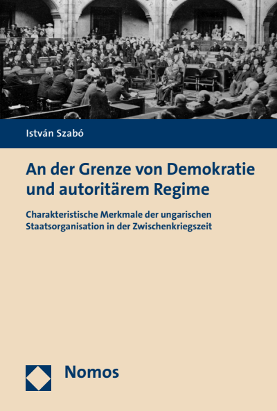 Cover des Buchs: An der Grenze von Demokratie und autoritärem Regime