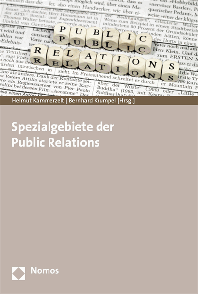 Cover des Buchs: Spezialgebiete der Public Relations