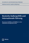 Cover des Buchs: Deutsche Außenpolitik und internationale Führung