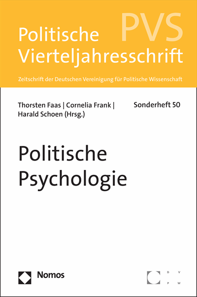 Cover of book: Politische Psychologie