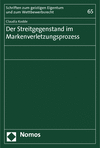 Cover des Buchs: Der Streitgegenstand im Markenverletzungsprozess