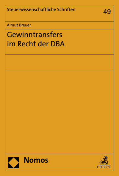 Cover of book: Gewinntransfers im Recht der DBA