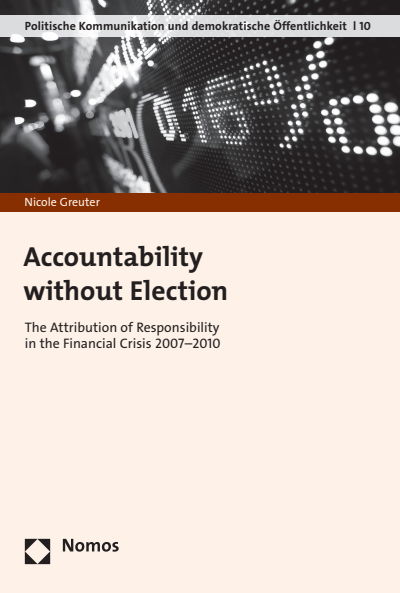 Cover of book: Accountability without Election