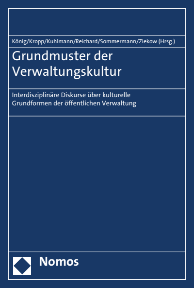 Cover des Buchs: Grundmuster der Verwaltungskultur