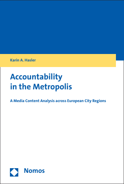 Cover of book: Accountability in the Metropolis