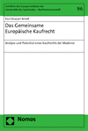 Cover of book: Das Gemeinsame Europäische Kaufrecht