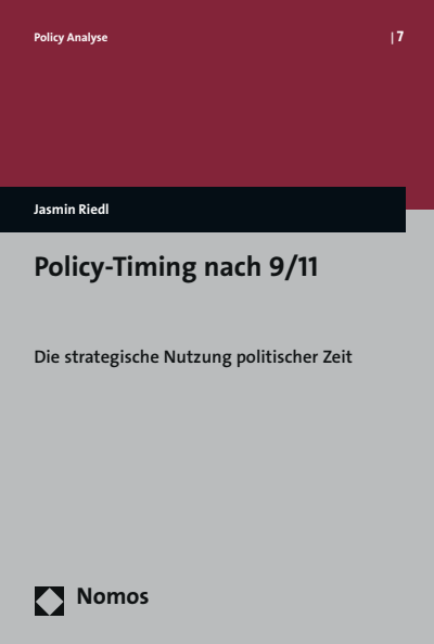 Cover of book: Policy-Timing nach 9/11