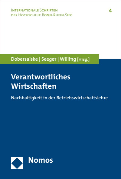 Cover des Buchs: Verantwortliches Wirtschaften