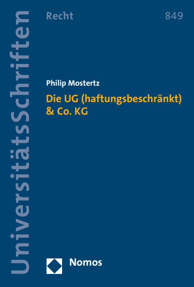 Cover des Buchs: Die UG (haftungsbeschränkt) & Co. KG
