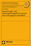 Cover of book: Berechnungs- und Haftungsdurchgriff im Konzern bei erzwungenem Sozialplan