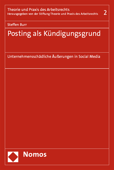 Cover des Buchs: Posting als Kündigungsgrund