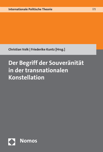 Cover of book: Der Begriff der Souveränität in der transnationalen Konstellation
