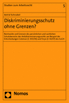 Cover des Buchs: Diskriminierungsschutz ohne Grenzen?