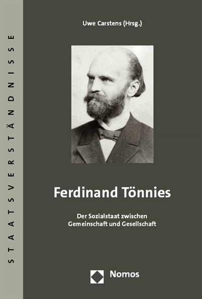 Cover of book: Ferdinand Tönnies