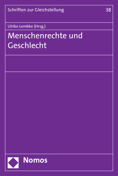 Cover of book: Menschenrechte und Geschlecht