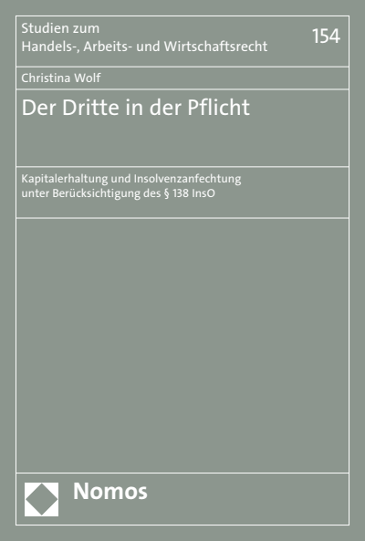 Cover of book: Der Dritte in der Pflicht