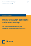 Cover of book: Inklusion durch politische Selbstvertretung?