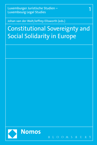 Cover des Buchs: Constitutional Sovereignty and Social Solidarity in Europe