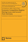 Cover of book: Economic Competition Regime: Raising Issues and Lessons from Germany