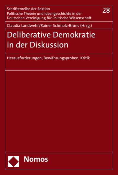 Cover of book: Deliberative Demokratie in der Diskussion