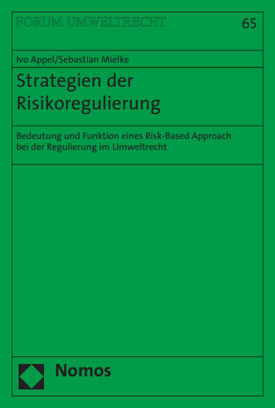 Cover des Buchs: Strategien der Risikoregulierung