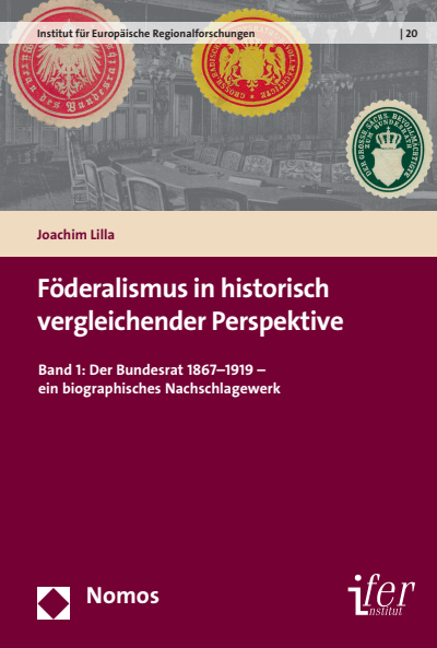 Cover of book: Föderalismus in historisch vergleichender Perspektive