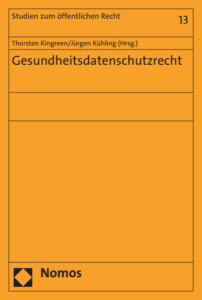 Cover of book: Gesundheitsdatenschutzrecht