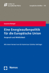 Cover des Buchs: Eine Energieaußenpolitik für die Europäische Union