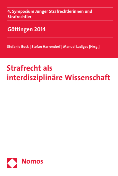 Cover of book: Strafrecht als interdisziplinäre Wissenschaft